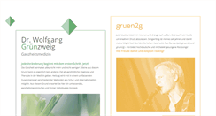 Desktop Screenshot of gruenzweig.co.at